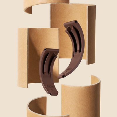 Solitaire Chocolate Brown Flexi Rubber strap for Rolex