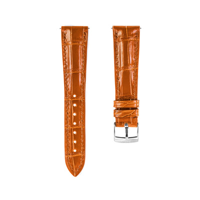 Chestnut Brown Crocodile Universal Straps