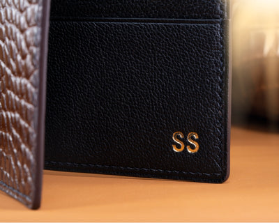 Bespoke Money Clip in Chocolate Brown Crocodile