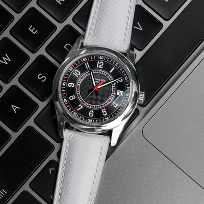 Snow White Epsom Universal Straps