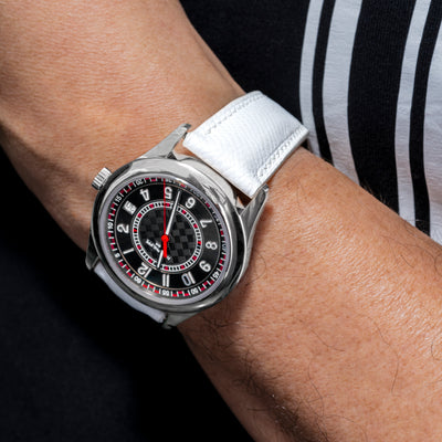 Snow White Epsom Universal Straps