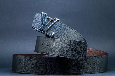 Bespoke Reversible Belt in Black Epsom & Chocolate Brown Togo
