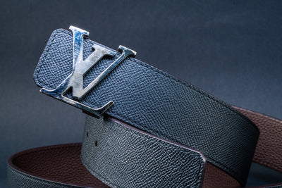 Bespoke Reversible Belt in Black Epsom & Chocolate Brown Togo