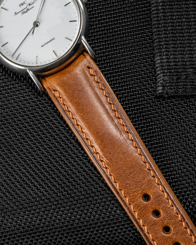 Solitaire Universal Straps in Toasted Almond Buttero for IWC