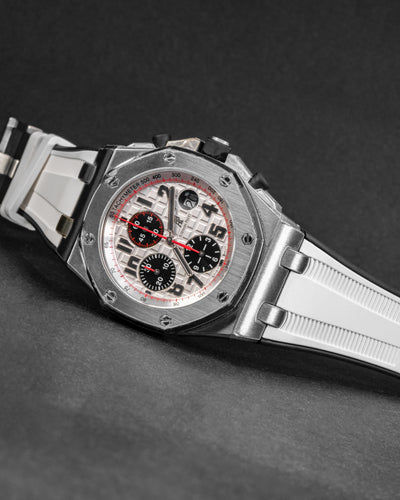 Solitaire Rubber straps in Panda White for Audemars Piguet 42MM