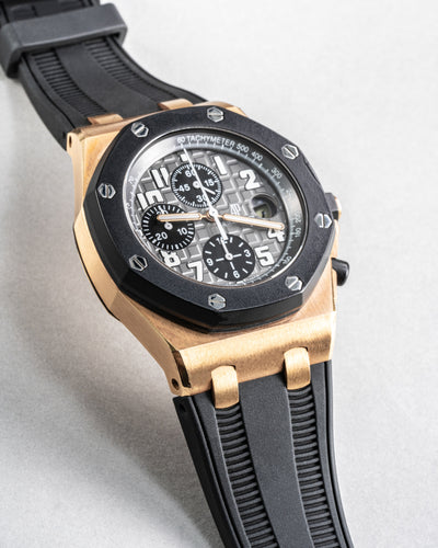 Solitaire Rubber straps in Black for Audemars Piguet 42MM