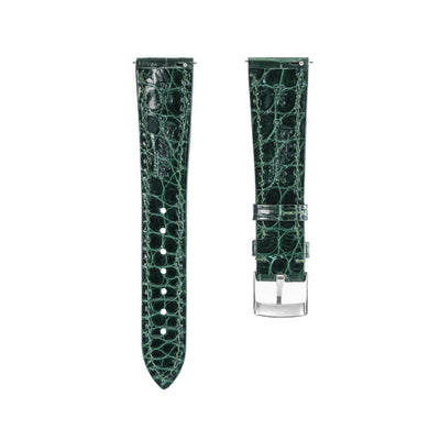 Hunter Green Crocodile Universal Straps