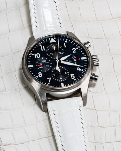 Crystal White Crocodile Universal Straps