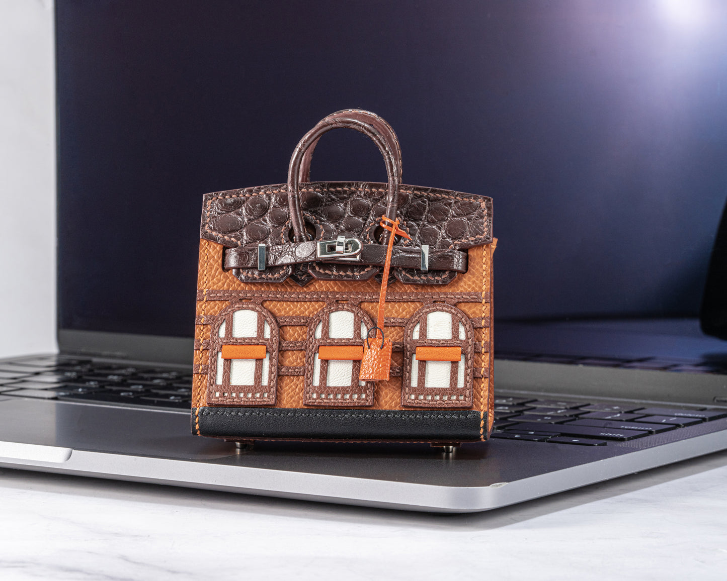 Espresso Luxe Mini Bag Charm