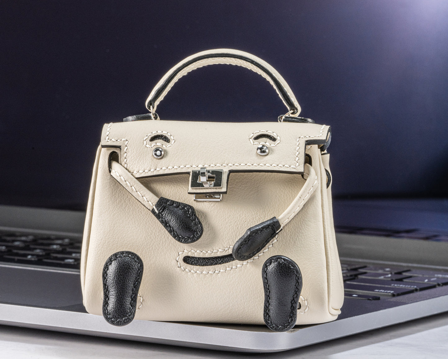 Ivory Grace Luxe Mini Bag Charm