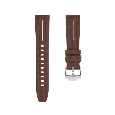 Solitaire Bear Brown Rubber Strap for Omega