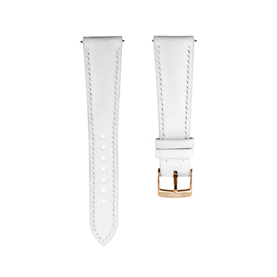 Snow White Epsom Universal Straps