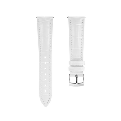 Crystal White Crocodile Universal Straps