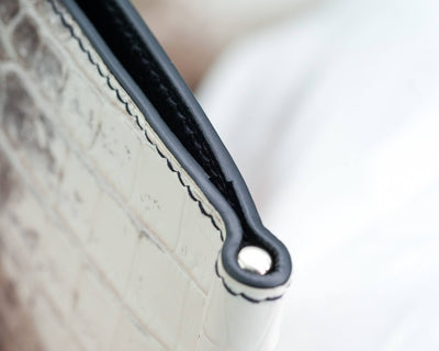 Bespoke Money Clip in Natural Himalayan Crocodile