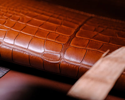 Bespoke Long Wallet in Chestnut Brown Alligator
