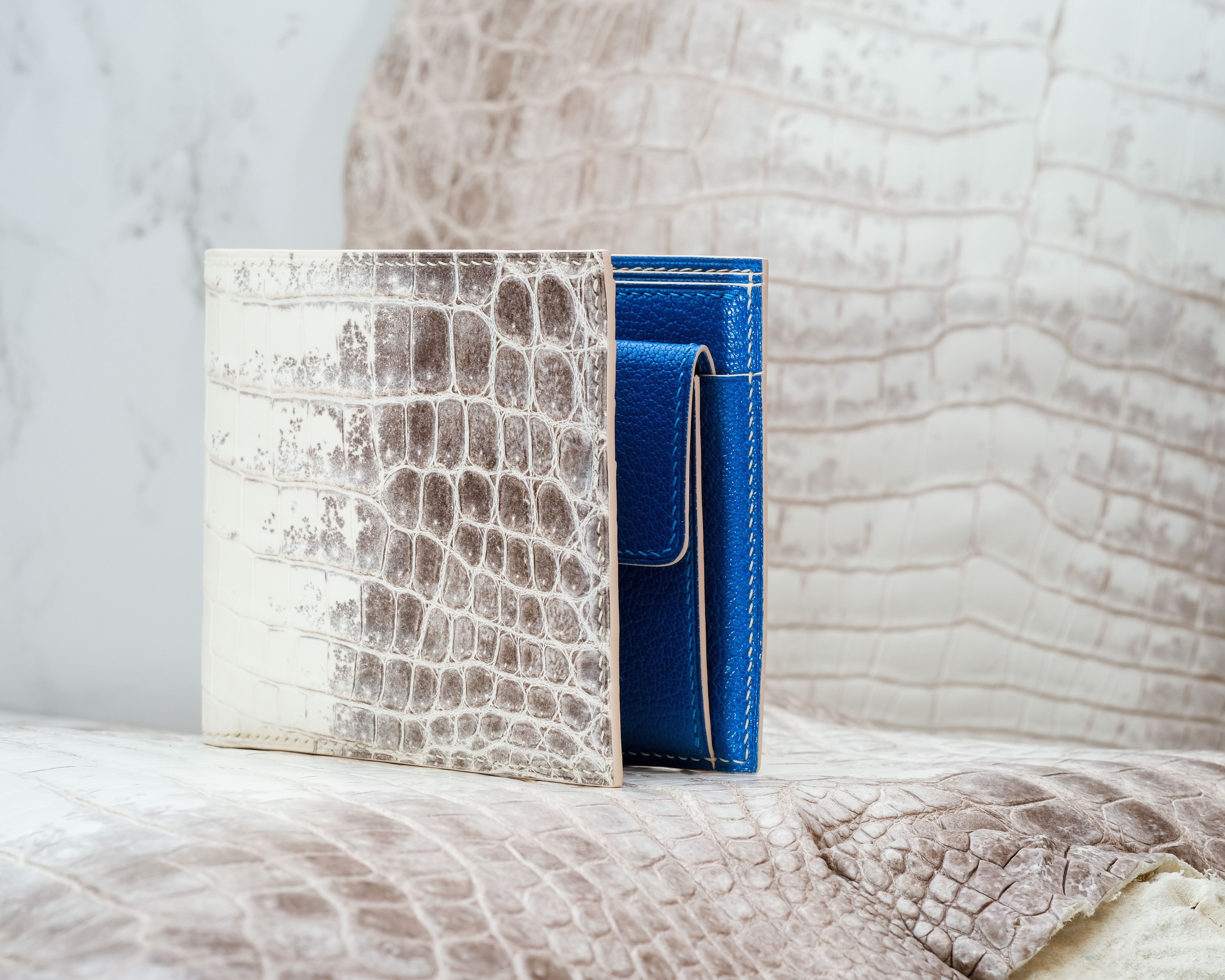 小物 Rezard: Himalaya Crocodile Medium Wallet Crocodile Card Holder Himalayan – Handmade Quality - O.R.I.S.