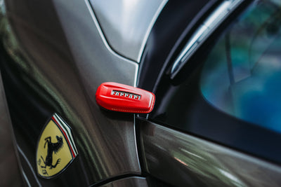 Bespoke Key Fob Cover in Ferrari Red Nappa