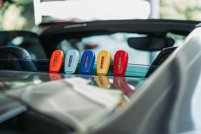 Bespoke Key Fob Cover in Ferrari Red Nappa