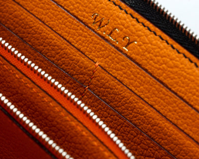 Bespoke Long Wallet in Jet Black Crocodile