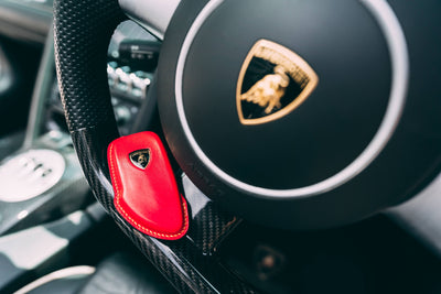 Bespoke Key Fob Cover in Ferrari Red Nappa