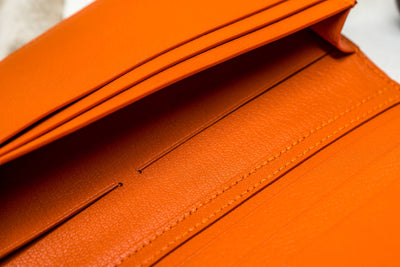 Bespoke Long Wallet in Natural Himalayan Crocodile