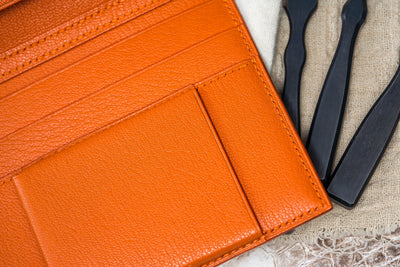 Bespoke Long Wallet in Natural Himalayan Crocodile