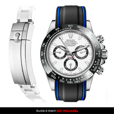 Solitaire Rubber strap for Rolex Daytona (Deployant Clasp)