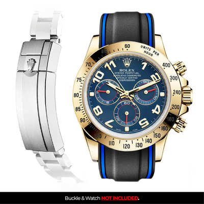 Solitaire Rubber strap for Rolex Daytona (Deployant Clasp)