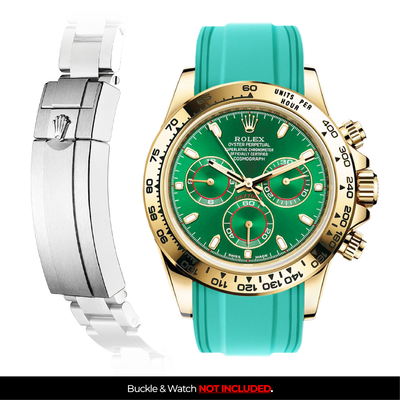 Solitaire Rubber strap for Rolex Daytona (Deployant Clasp)