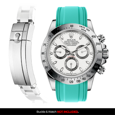 Solitaire Rubber strap for Rolex Daytona (Deployant Clasp)