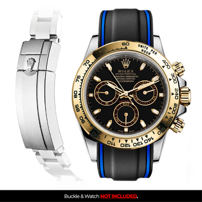 Solitaire Rubber strap for Rolex Daytona (Deployant Clasp)