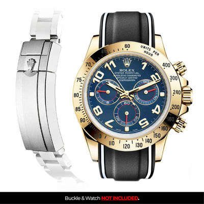 Solitaire Rubber strap for Rolex Daytona (Deployant Clasp)