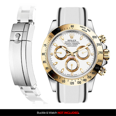 Solitaire Rubber strap for Rolex Daytona (Deployant Clasp)