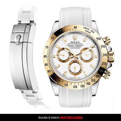 Solitaire Rubber strap for Rolex Daytona (Deployant Clasp)