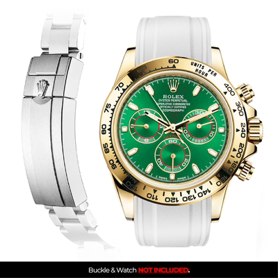 Solitaire Rubber strap for Rolex Daytona (Deployant Clasp)