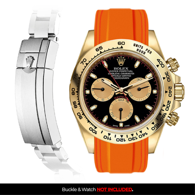 Solitaire Rubber strap for Rolex Daytona (Deployant Clasp)