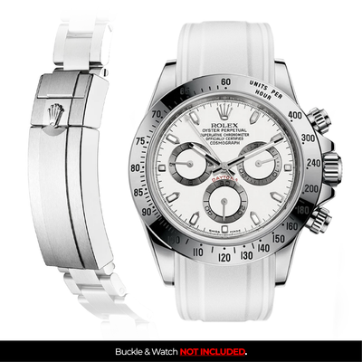 Solitaire Rubber strap for Rolex Daytona (Deployant Clasp)