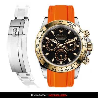 Solitaire Rubber strap for Rolex Daytona (Deployant Clasp)