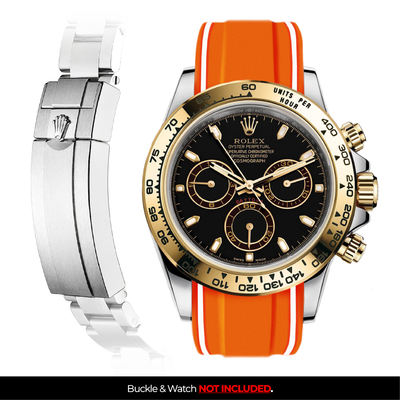 Solitaire Rubber strap for Rolex Daytona (Deployant Clasp)