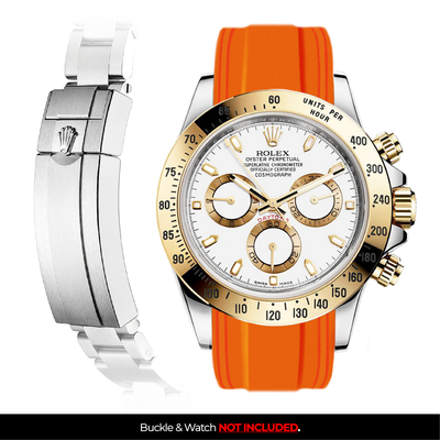 Solitaire Rubber strap for Rolex Daytona (Deployant Clasp)