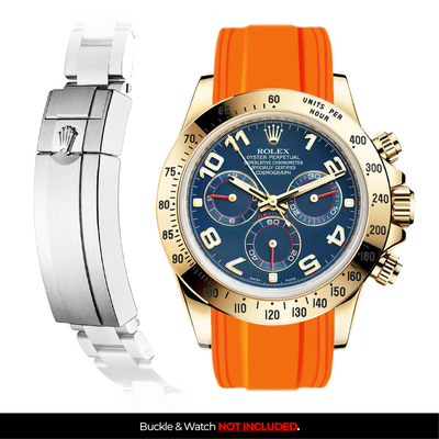 Solitaire Rubber strap for Rolex Daytona (Deployant Clasp)