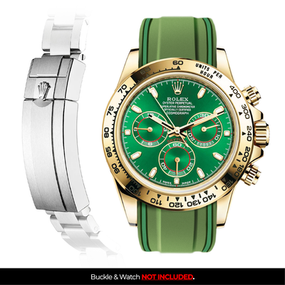 Solitaire Rubber strap for Rolex Daytona (Deployant Clasp)