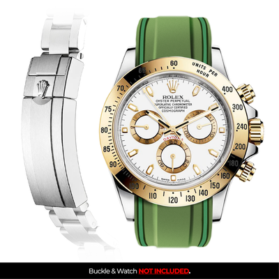 Solitaire Rubber strap for Rolex Daytona (Deployant Clasp)