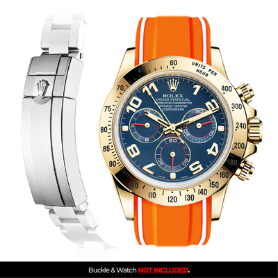 Solitaire Rubber strap for Rolex Daytona (Deployant Clasp)
