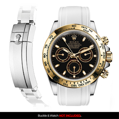 Solitaire Rubber strap for Rolex Daytona (Deployant Clasp)