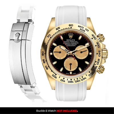 Solitaire Rubber strap for Rolex Daytona (Deployant Clasp)