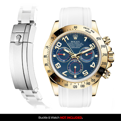 Solitaire Rubber strap for Rolex Daytona (Deployant Clasp)