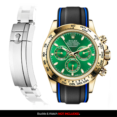 Solitaire Rubber strap for Rolex Daytona (Deployant Clasp)