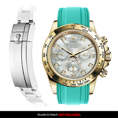 Solitaire Rubber strap for Rolex Daytona (Deployant Clasp)