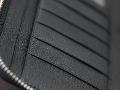 Bespoke Long Wallets in Black & Brown Chevre